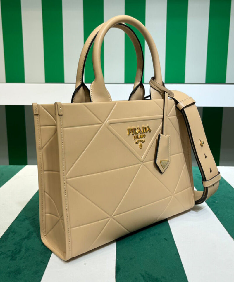 Prada Small leather Prada Symbole Bag With Topstitching 1BA379